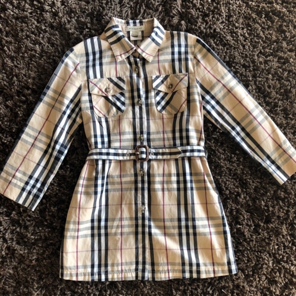 Burberry Check Dress (Girls size 4Y)